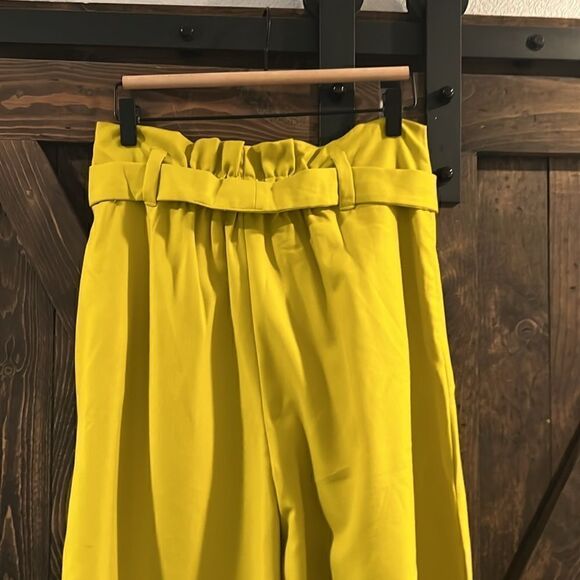 NWT Making the Cut Season 2 Episode 2 Joshua's Wide Leg Citrus Lime Pan… - Picture 7 of 12